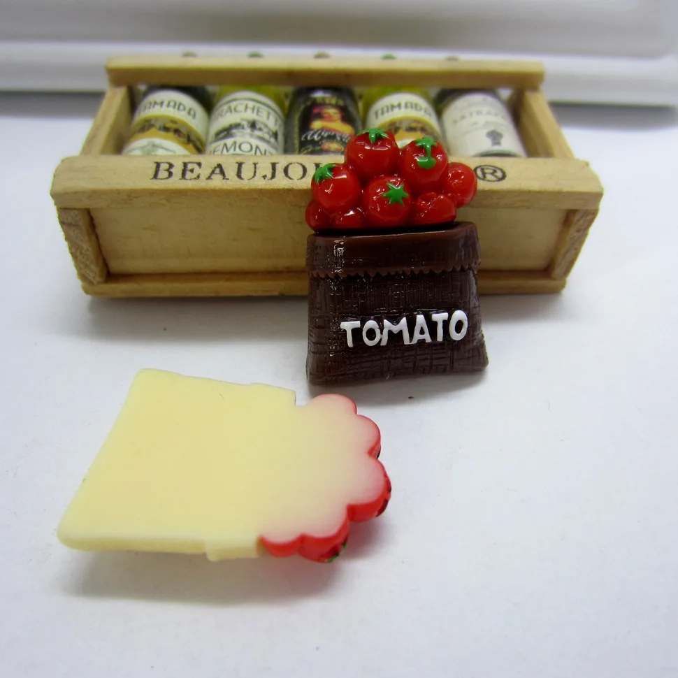 10 шт./лот каучуковая имитация подарка на завтрак томатный мешок для хлеба