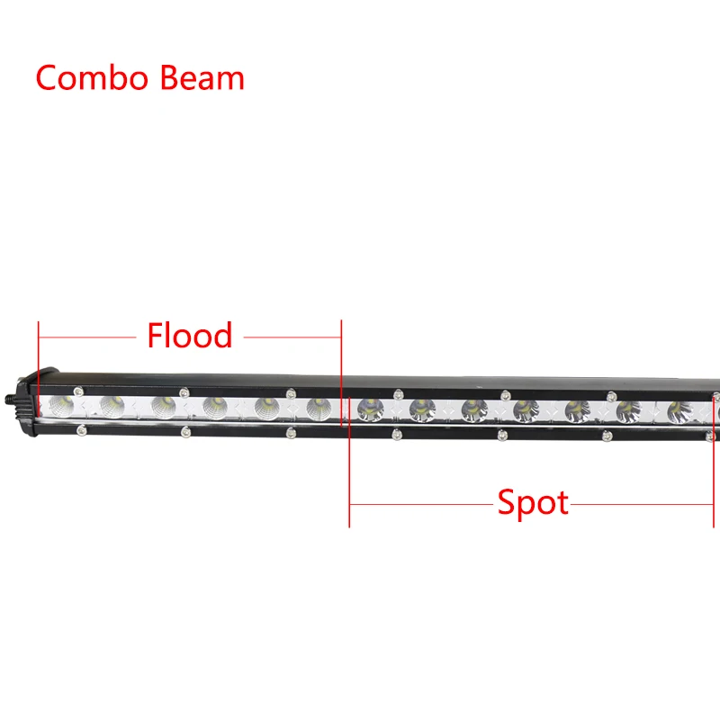45 дюймов 126 Вт Super Slim Led Off Road Свет Бар автомобильные Запчасти Single Beam 12 вольт