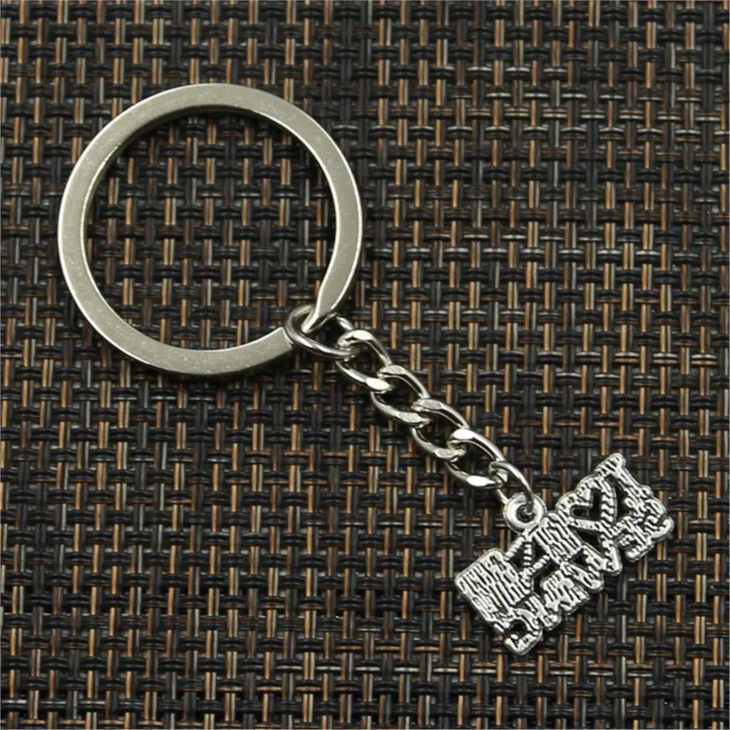 Fashion Keychain 20x12mm I Love Sewing Pendants DIY Men Jewelry Car Key Chain Ring Holder Souvenir For Gift |