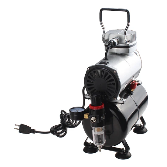 Colopaint мини портативный воздушный компрессор TC 20T с воздушным баком тела живопись