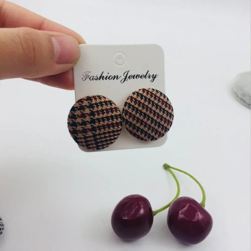 JIOFREE модные эффектные фланелевые серьги клипсы с перфорацией пирсинг для женщин