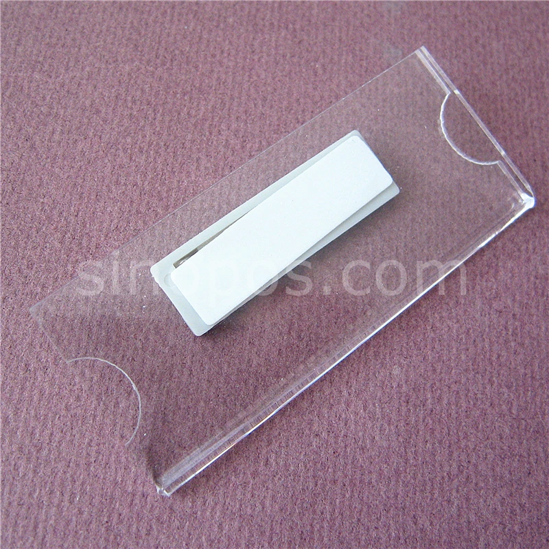 Акриловый держатель для удостоверения личности идентификационная табличка