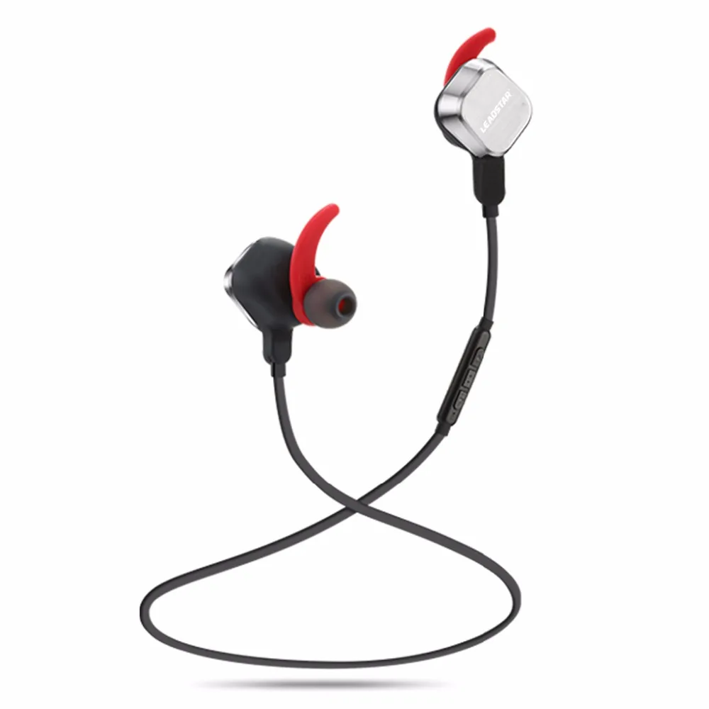 Спортивные Bluetooth наушники V4.1 с функцией шумоподавления и защитой от пота для