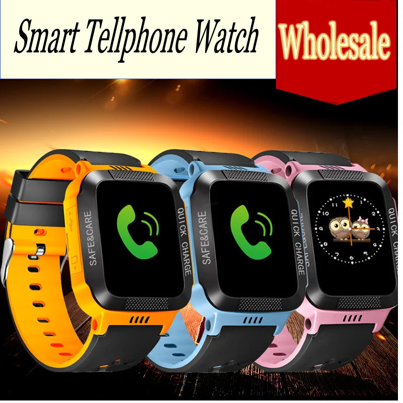 Оптовая продажа новинка умные часы детские наручные сенсорный экран LBS локатор