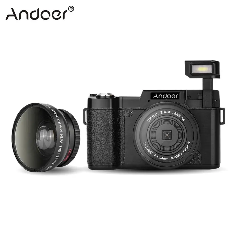 Andoer CDR2 цифровая камера 1080P 15fps Full HD 24MP 3 0 &quotВращающийся ЖК-экран анти-встряхивание