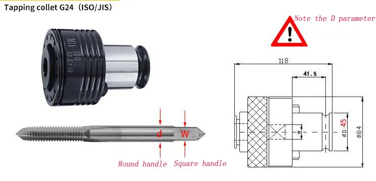 CNC мельница инструмент ISO/DIN/JIS M3-M12 наборы нарезание цанги патроны пневматические электрические гайконарезной станок патроны с защитой от перегрузки