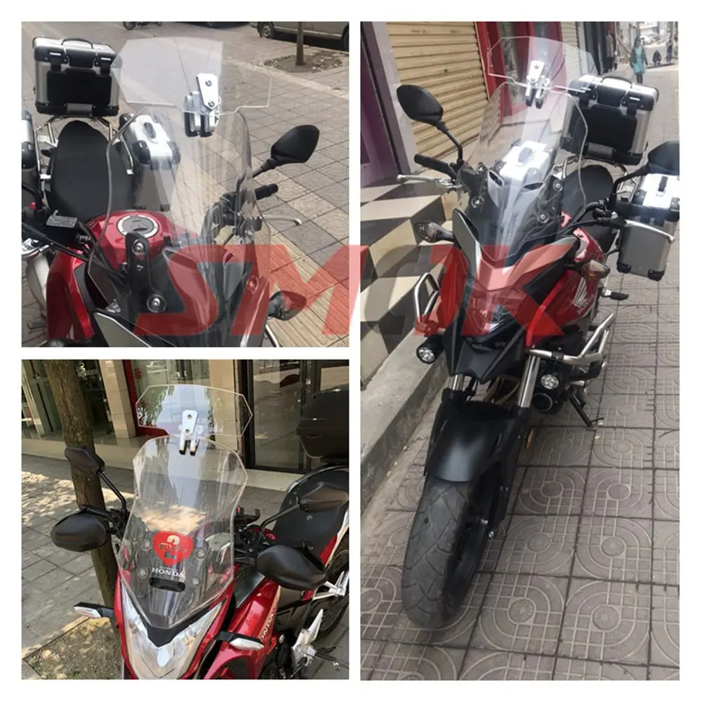 Ветровое стекло SMOK универсальное для мотоцикла Honda Forza 125 300 Yamaha Xmax 250 Tmax 400 Aerox Kymco