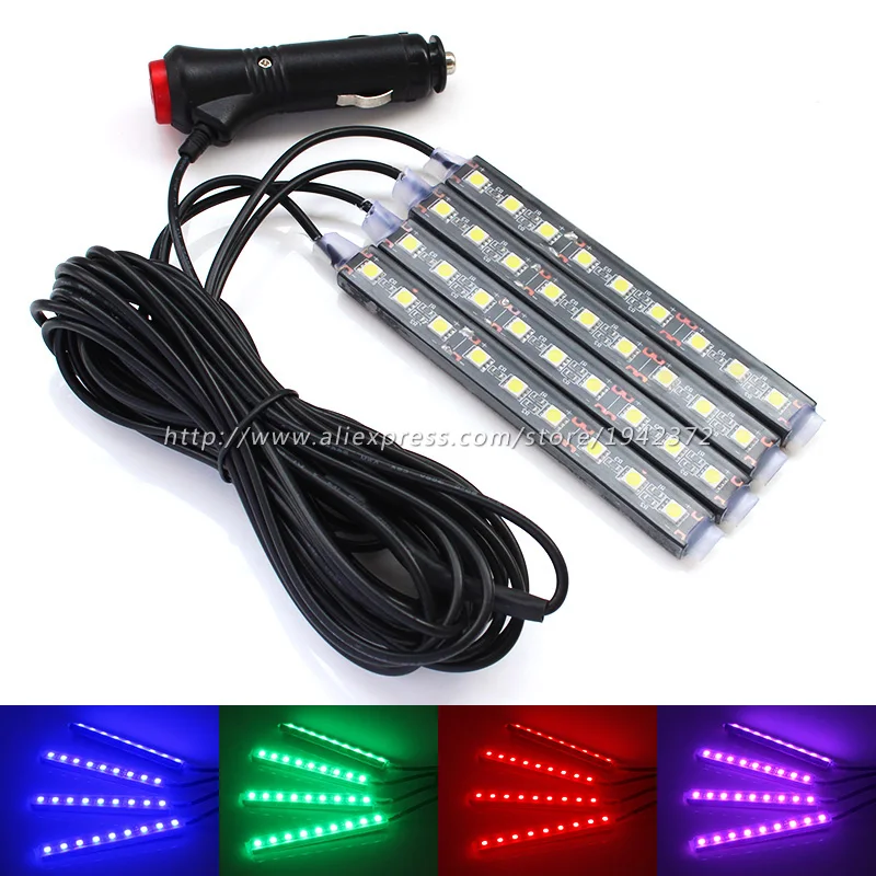 Автомобильная RGB светодиодная декоративная лампа с сигаретой