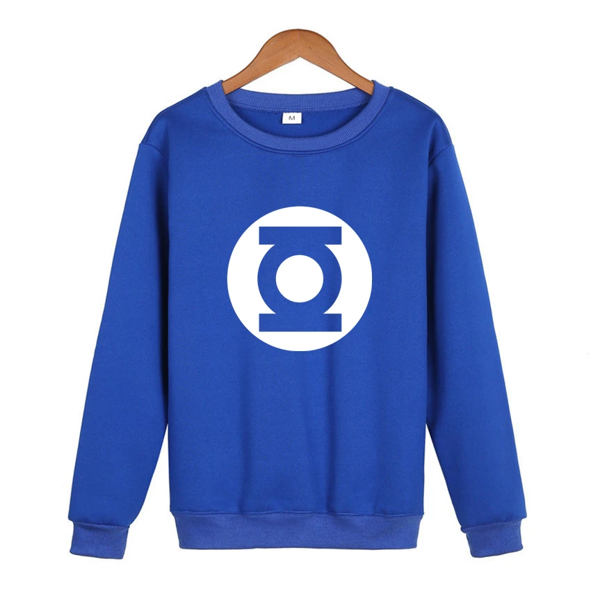 2018 Autumn Green Lantern Hoodies Men Hoodie print The Big Bang Theory Sweatshirt Mens Casual Brand Clothing Hoody Jacket | Мужская