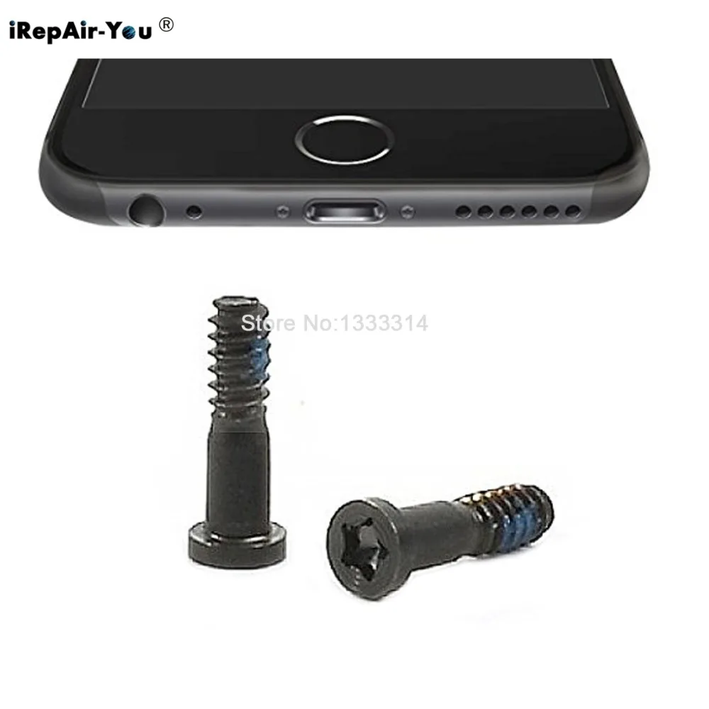 Винты нижние для задней крышки iPhone 12 11 Pro XS Max X 7 6 6S 5 8 Plus 100 шт. винты Pentalobe запасные