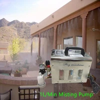 s082 high pressure fog machine 1lmin 110v 220v 60bar water pump spray motor for patio cooling misting system