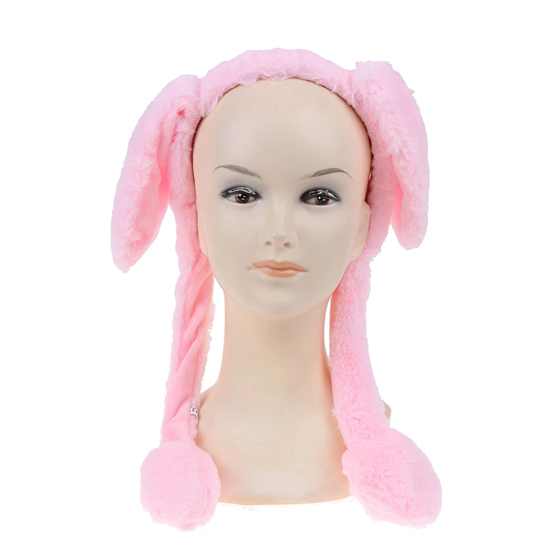 

Cute Rabbit Ear Hat Headband Can Move Cute Cap Plush Gift Moving Hat Dance Toy