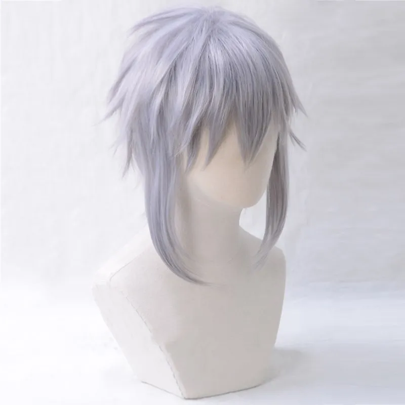 Парик для косплея Game KINGDOM HEARTS 3 Riku Короткие термостойкие синтетические волосы