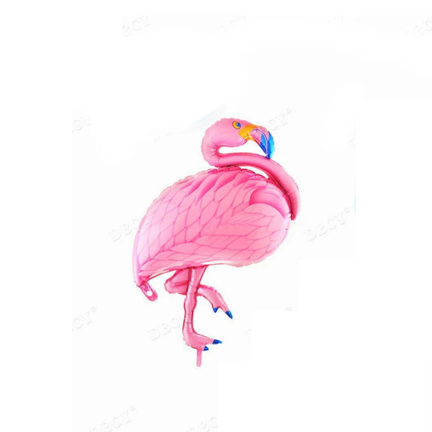 Большие воздушные шары для птиц фольгированные в форме Фламинго Детские
