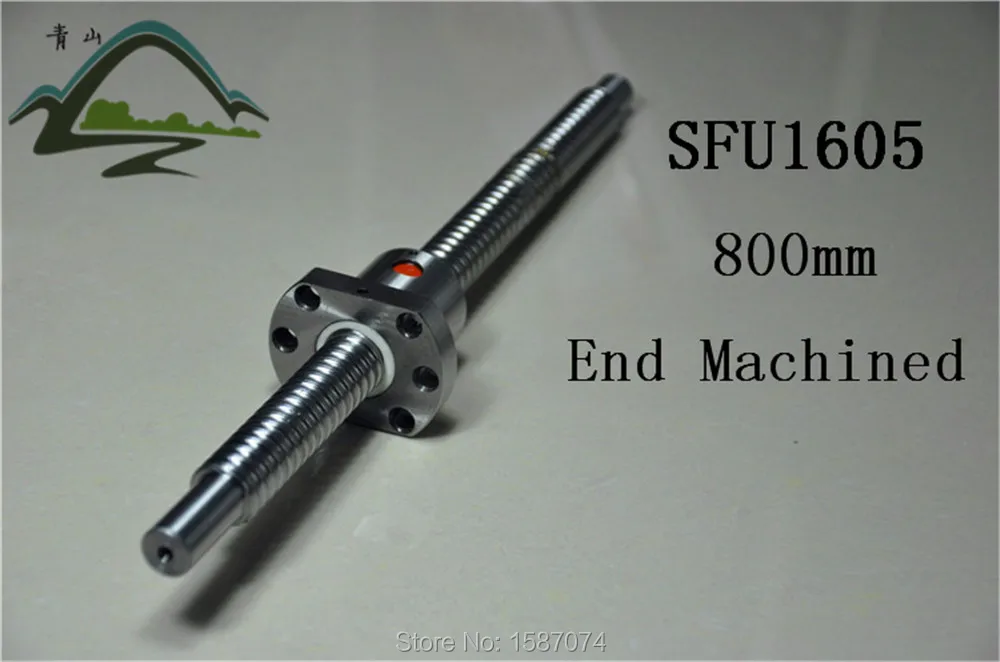 Недорогой шариковый винт sfu1605 L850mm с гайкой stardand конец обработанный для BK/BF12|screw