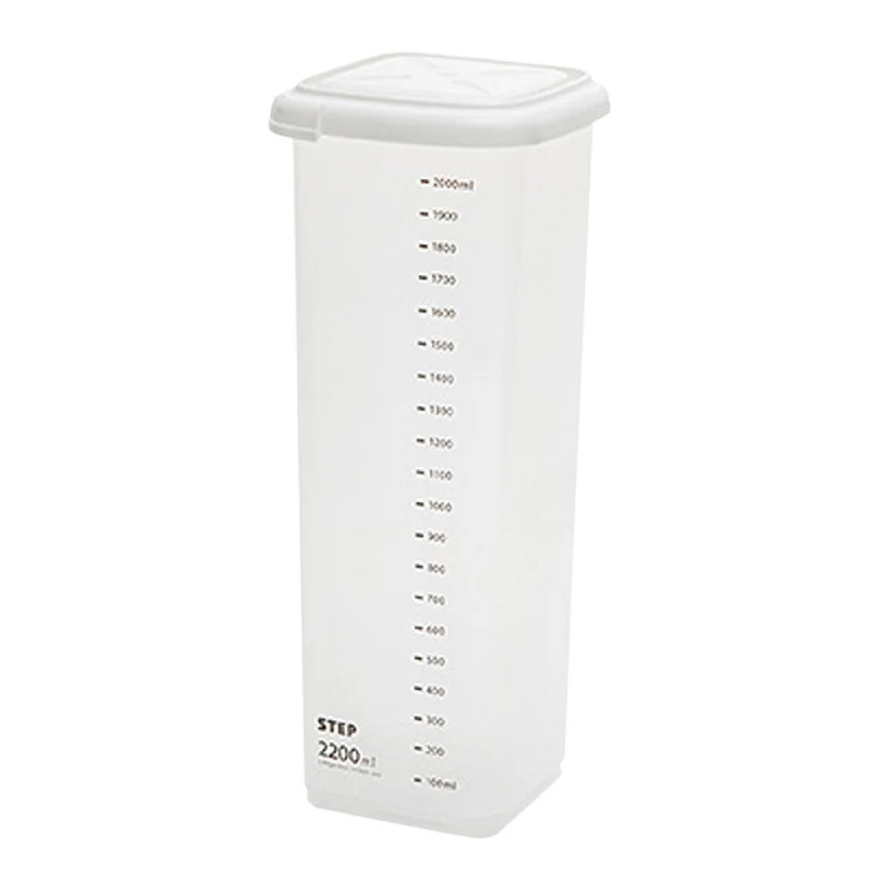 2200ml WBBOOMING, 5 разных емкостей, пластиковые герметичные банки, коробка для хранения, прозрачная пищевая канистра, сохраняющая свежесть, прозрачный контейнер - Цвет: 2200ml