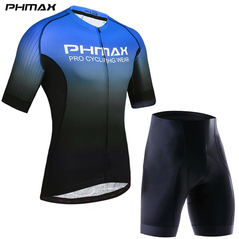 Cycling Set 03 PHMAX Pro велосипедная одежда, мужская велосипедная одежда, велосипедная одежда, дышащая, анти-УФ, велосипедная одежда, короткий рукав, Велоспорт, Джерси, набор для мужчин - Цвет: Cycling Set 03