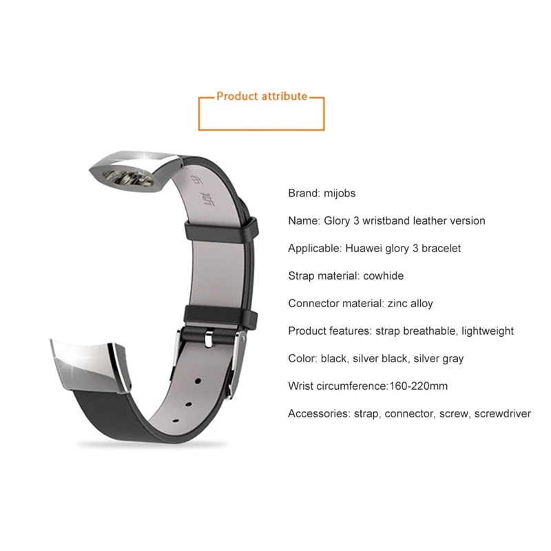 YUEDAER ремешок для huawei Honor Band 3 ремешок кожаный браслет на запястье сменный ремешок металлическая пряжка для Honor band 3 Аксессуары