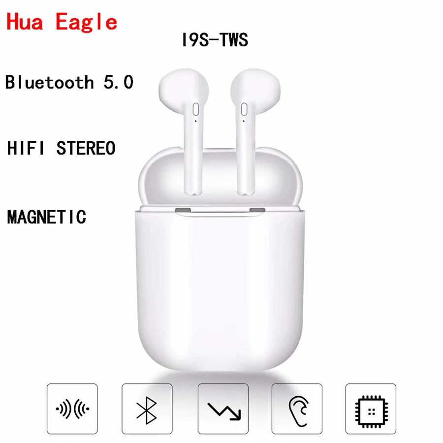 i9s Мини i9s i7S наушники-вкладыши TWS Bluetooth наушники Беспроводной наушники с микрофоном стерео наушники-вкладыши Наушники-капельки дляимузыка спортивная Гарнитура для всех смартфонов - Цвет: i9s