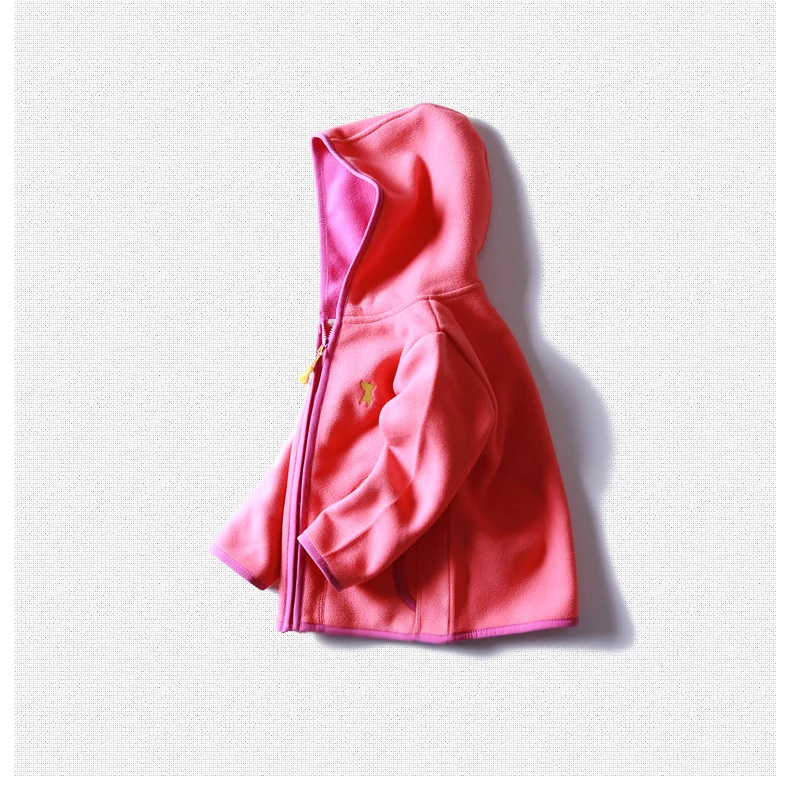 Демисезонный дети Верхняя одежда куртки pinkycolor флис теплая детская Толстовки