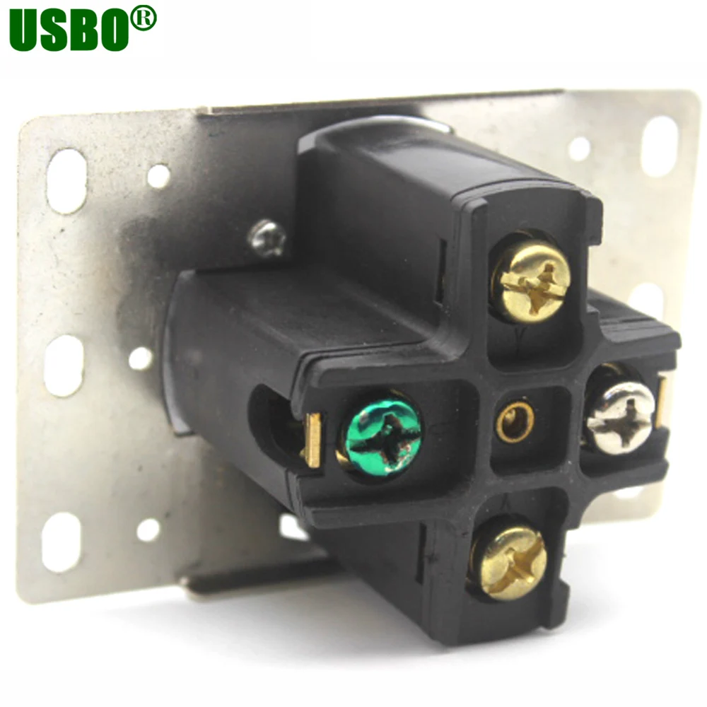 Американская розетка для генератора NEMA 14-50R 250 В 50 А 4 отверстия промышленная