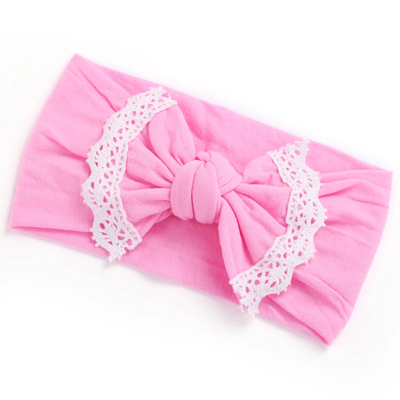 1 шт. высококачественные нейлоновые повязки для волос с кружевной отделкой
