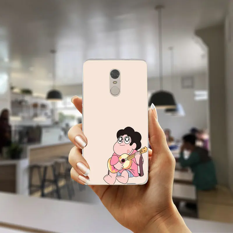 Slim Soft TPU Phone Cases for Xiaomi Redmi Mi Note 4X 2 3 3S 4A 5 6 5S 5X 5A 6X Pro Plus Coque Shell Cartoon Steven Universe | Мобильные