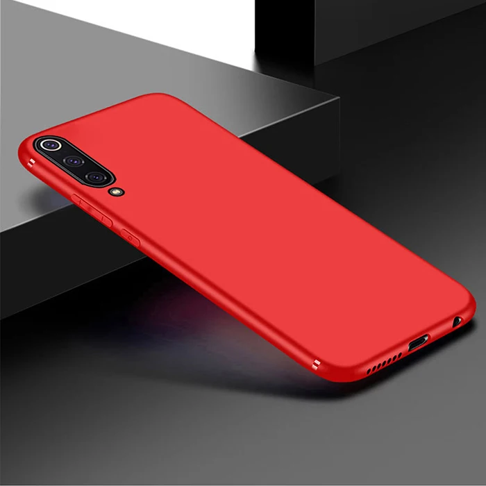 Для samsung Galaxy A70 A50 чехол ультра тонкий мягкий силиконовый чехол для samsung A50 A 50 A70 A 70 A705F матовый чехол - Цвет: Красный