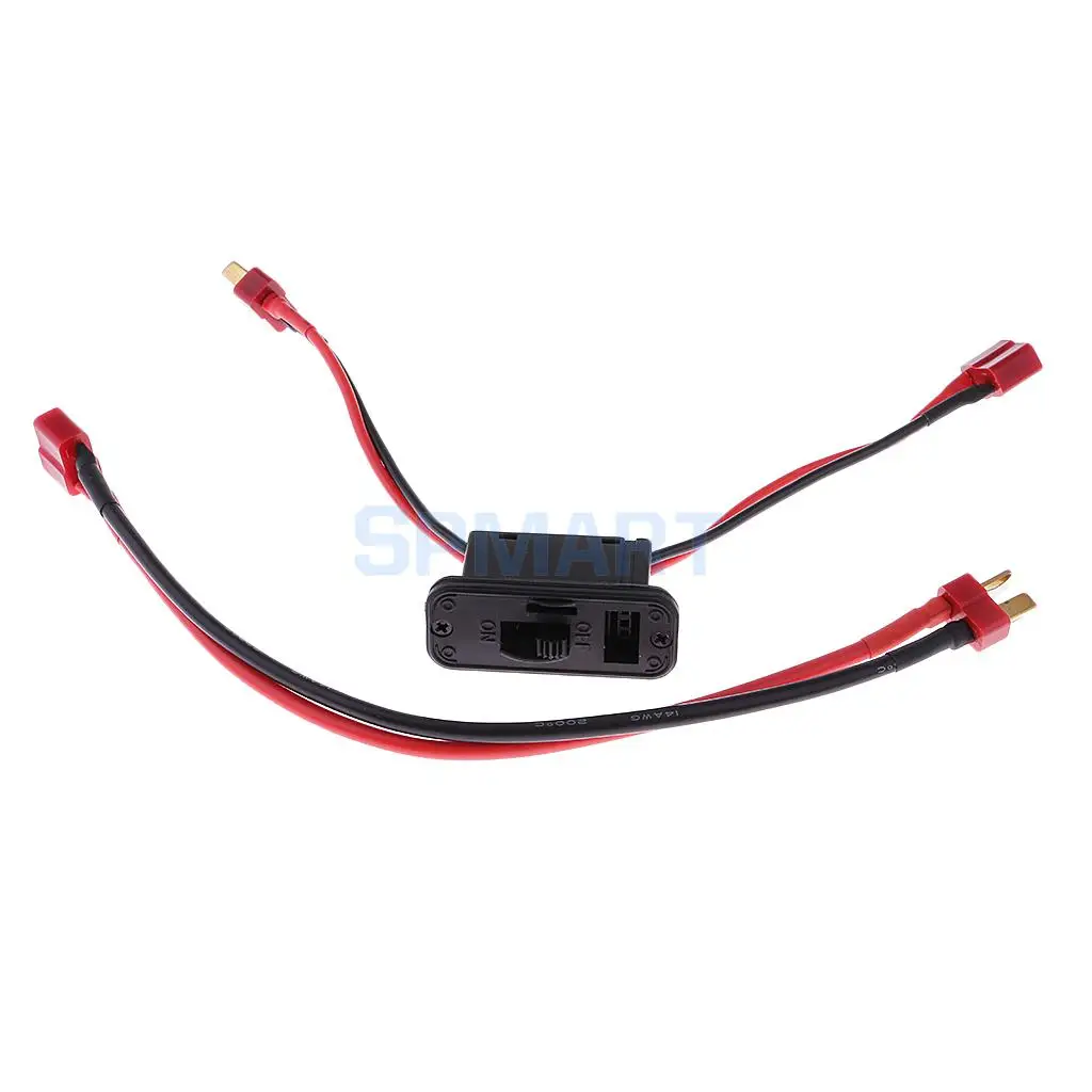 Axial T разъем для выключателя с удлинителем RC Lipo батареи | Игрушки и хобби