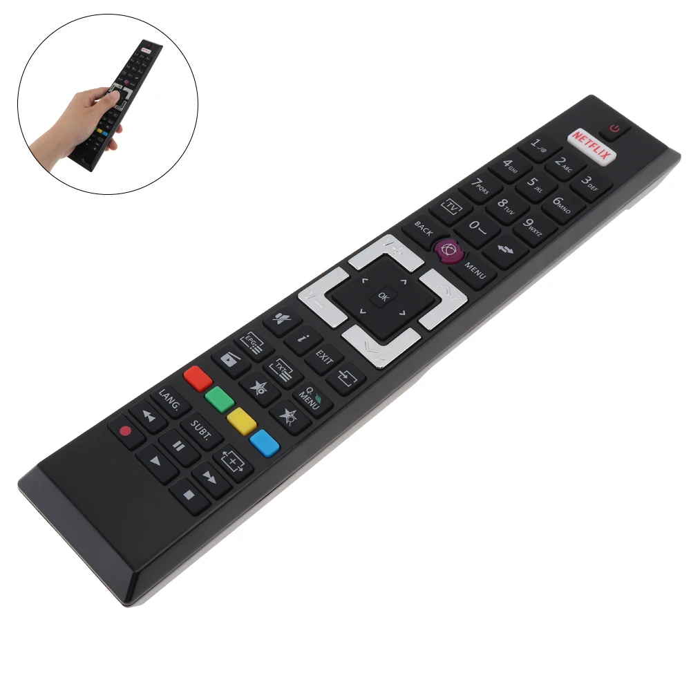 

IR 433MHZ RCA4995 Replacement TV Remote Control with Long Remote Control Distance Suitable for TE43404G37Z2P / TE32287B35T