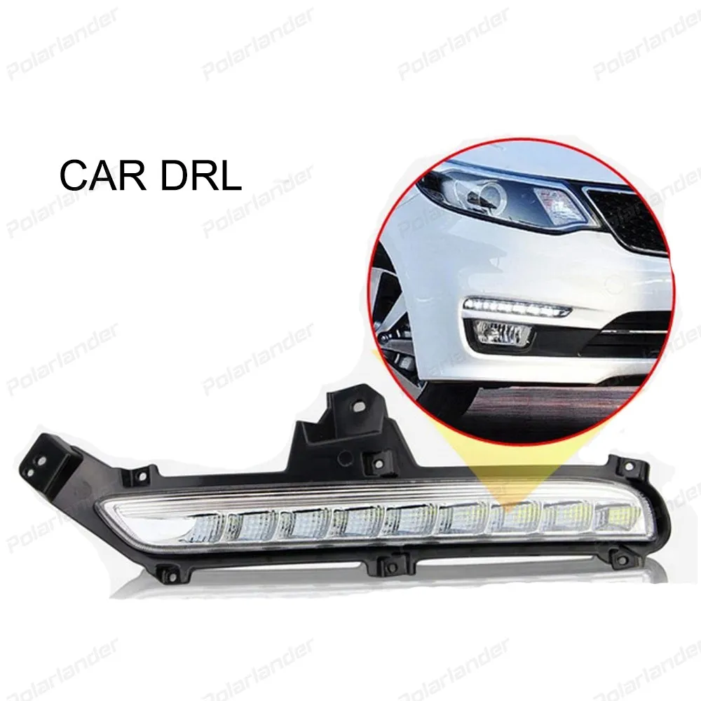 

Car styling For K/ia K/2 R/IO 2014-2015 daytime running lights fog lamp cover