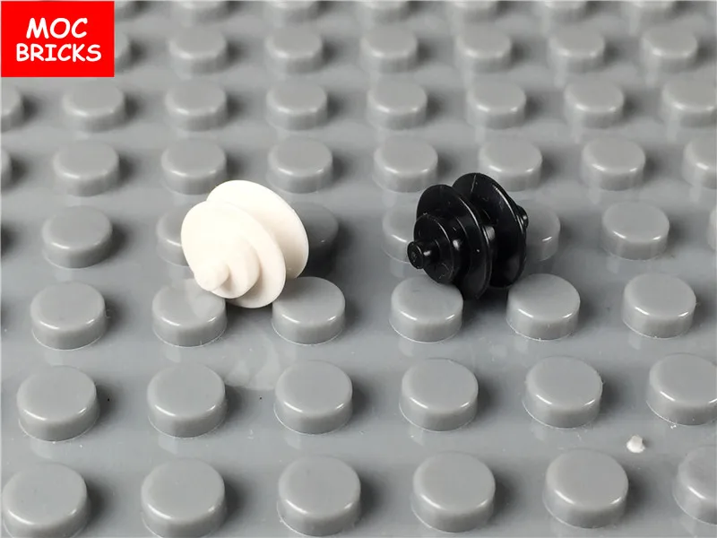 50 шт./лот MOC кирпичи Сделай Сам колесный центр маленький с осью со шкивом (колесо