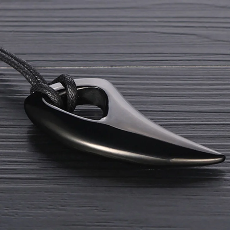 ZFVB классические хип-хоп Подвески в виде рога мужские из нержавеющей стали