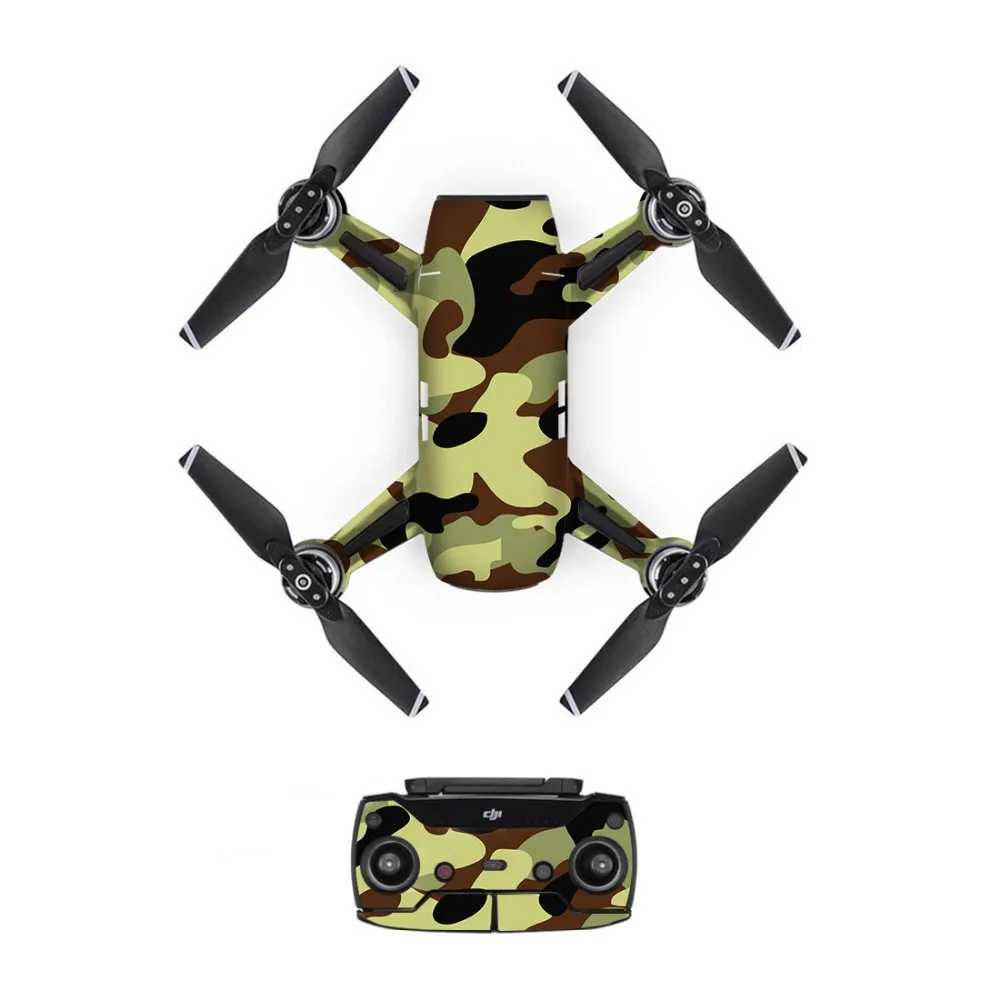 Водонепроницаемый DJI Mavic Spark стикер s батарея наклейка пульт дистанционного управления кожа полный набор Дрон стикер тела для DJI Spark кожи граффити