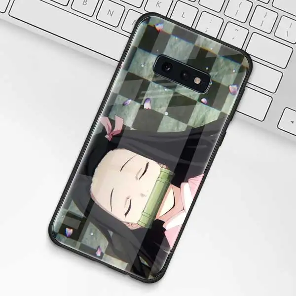 012 Чехол из закаленного стекла для samsung Galaxy S10 S10e S9 S8 S10 Plus Note 9 A50 A30 - Цвет: 012