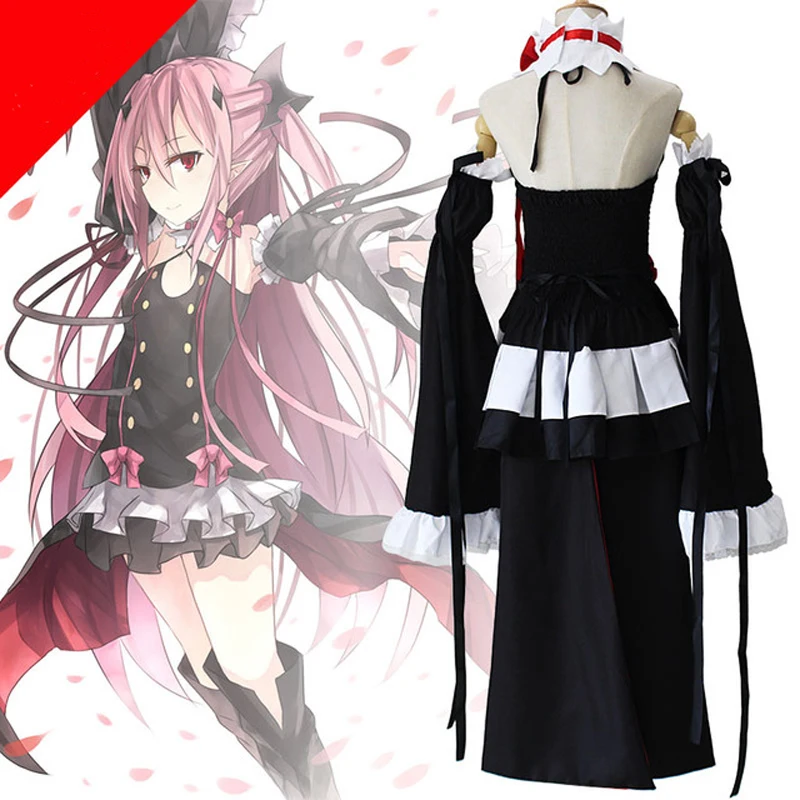 Аниме Серафим конца Owari no Seraph Krul Tepes униформа косплей костюм полный комплект
