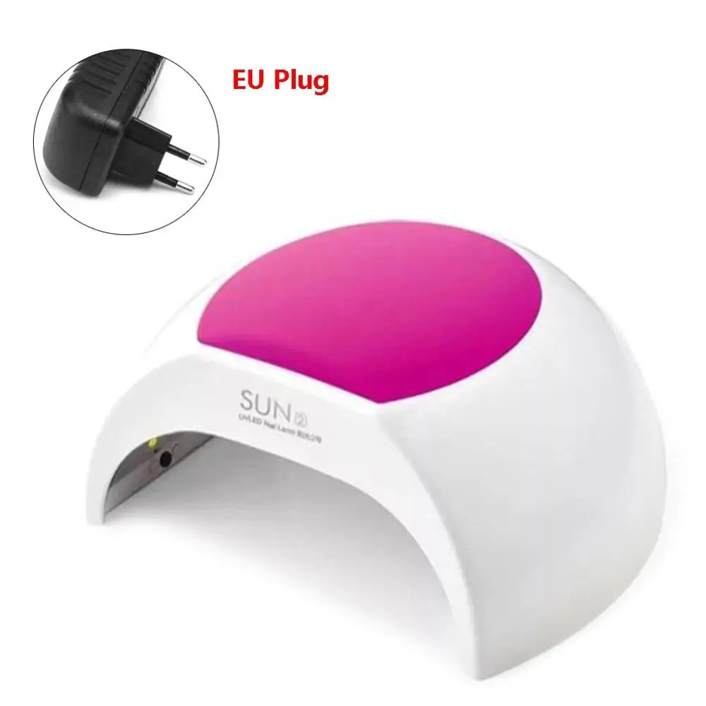 EU Plug 48 Вт УФ-Сушилка для ногтей, светодиодный светильник для полимеризации ногтей, Установка таймера, маникюрный аппарат EU/UK/US Plug2019, новинка - Цвет: EU Plug
