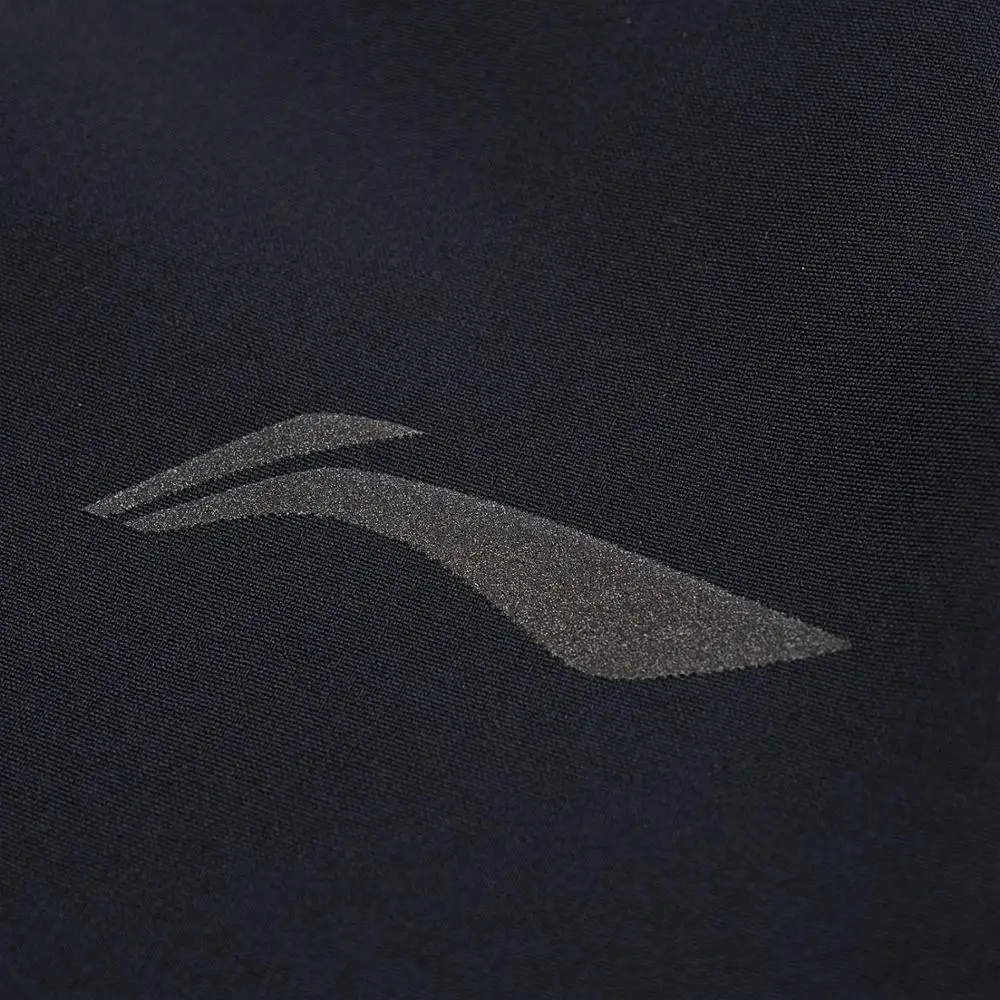Li-Ning мужские штаны для бега из теплого флиса 91.1% полиэстер 8.9% спандекс подкладка удобные спортивные штаны лосины AYKN387 COND18