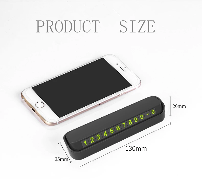 

Car Temporary Parking Card Phone Number Card Plate Telephone Number Car Park Stop Automobile Accessories Car-styling Free Ship