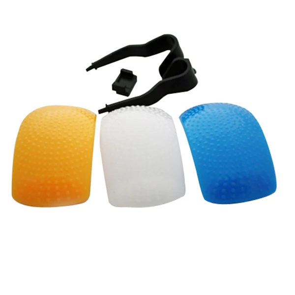 Camera 3-Color Pop Up Flash Diffuser for Nikon D7000 / D90 D50 D70 D7100 D5200 D3200 D3100 Mixed Color 3pcs /Lot | Электроника