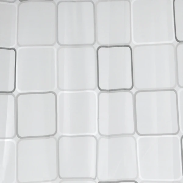 Современные занавески для ванной комнаты длинные с крючками 180x200 см (внутренние