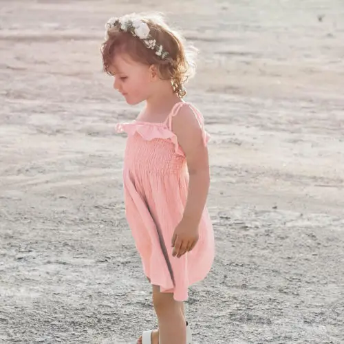 Infant Toddler Kids Baby Girls Halter Tutu Dress Party Beach Pageant Dresses | Детская одежда и обувь