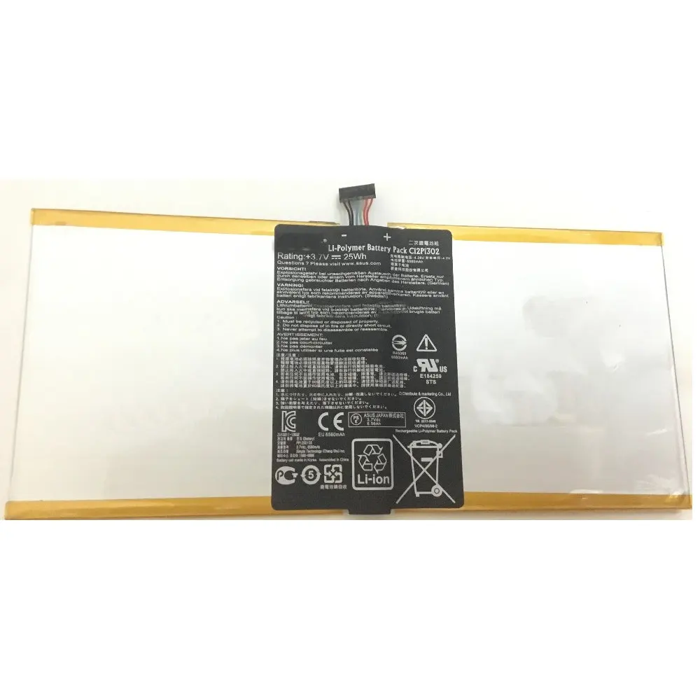 Сменный аккумулятор C12P1302 C12P1301 6520 мАч для ASUS MeMo Pad FHD 10 (ME302KL) K005 | Мобильные телефоны