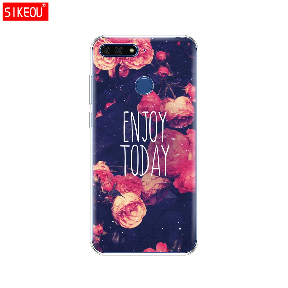 12090 Силиконовый чехол для Huawei Honor 7C, 5,7 дюйма, чехол, мягкий ТПУ, милый чехол, защитный чехол для телефона Huawei honor 7c Aum-L41 - Цвет: 12090