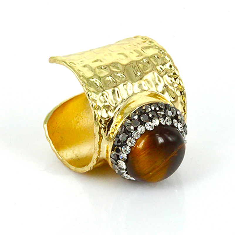 Очаровательные каменные бусины с натуральным синим коричневым и тигровым глазом