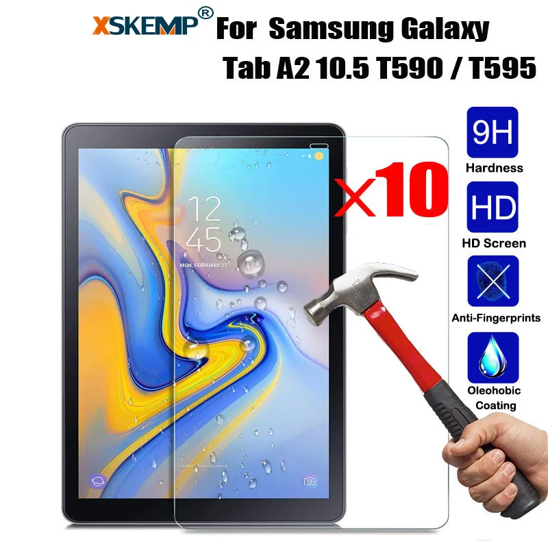 10 шт. оптовая продажа защитный кожух закаленное Стекло Tablet Экран протектор