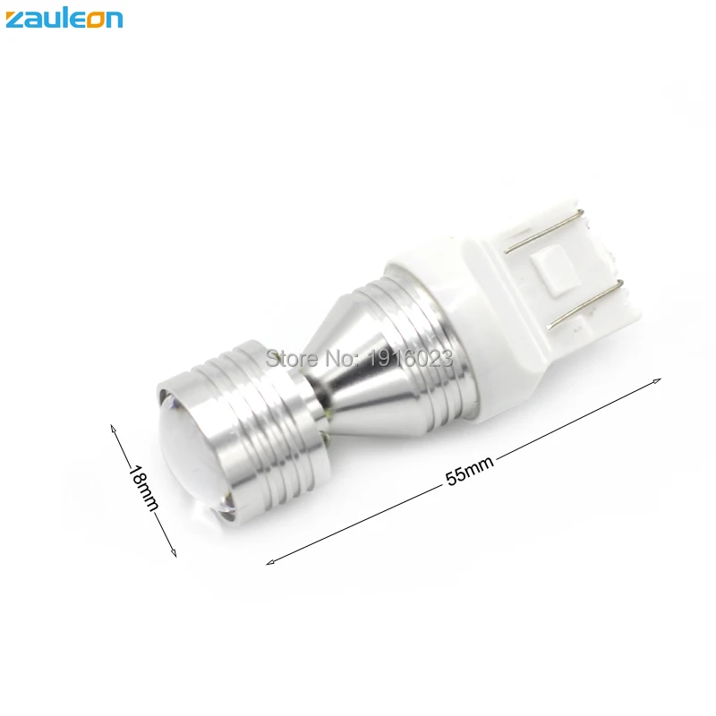 Zauleon 2 шт. Белый T20 W21W W21/5 W 7440 7443 Автомобильные светодиодные высокомощные супер яркие автомобильные лампы 20