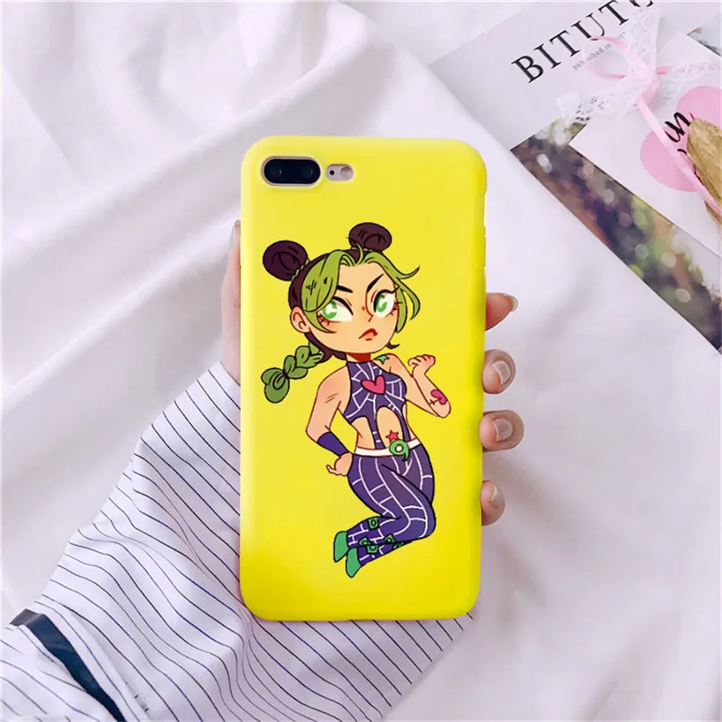 TPU JoJo невероятное приключение убийца queen Caso телефон чехол для телефона пункт O iphone Da iphone XR XS MAX X 8 Plus 7 Алем de 6S плюс 6S 5 - Цвет: TPU