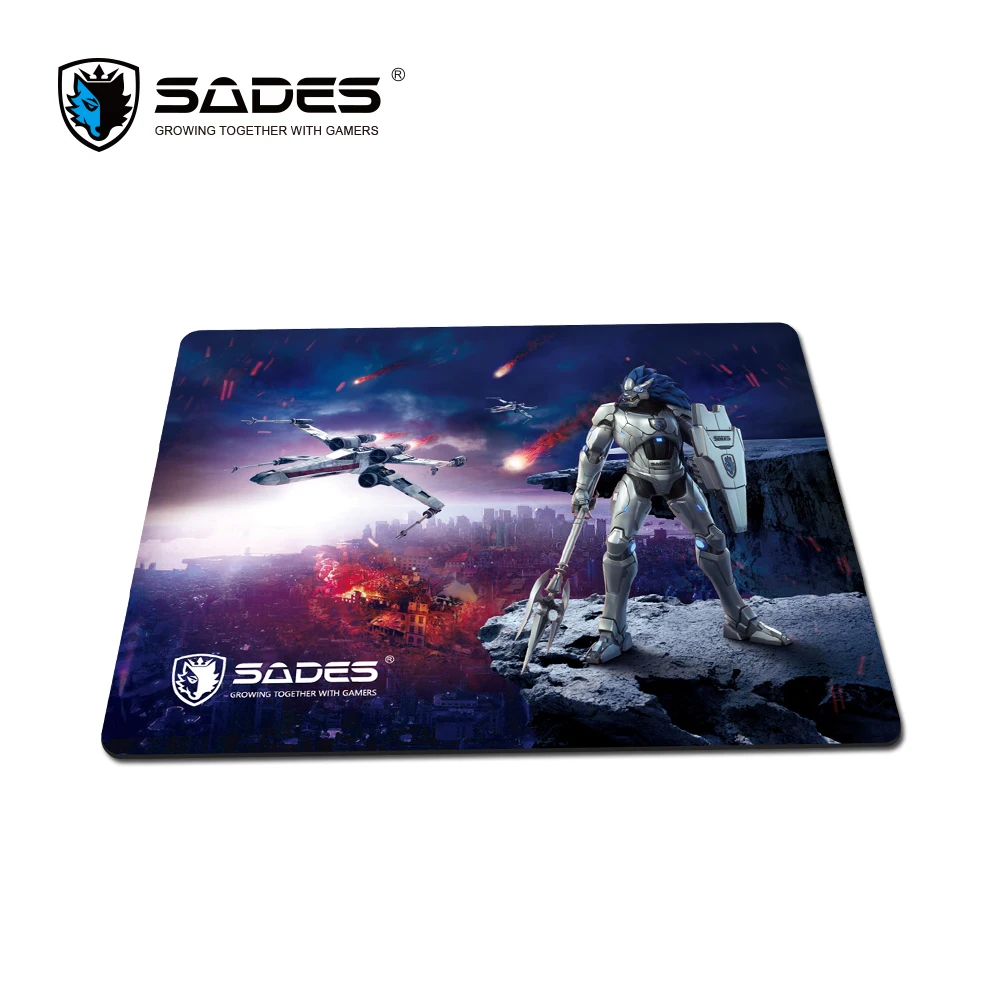 SADES SAP1 коврик для мыши среднего размера Нескользящий Резиновый игровой волчий