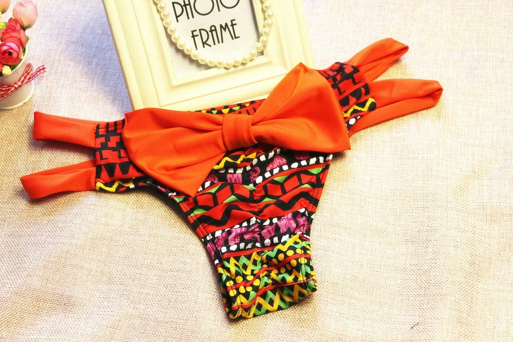 2019 Sexy Summer Style Swimsuit Women Bowknot Swimwear Bathing Suit Brazilian Bikini Bottom Swim Trunks Pants S-XL |